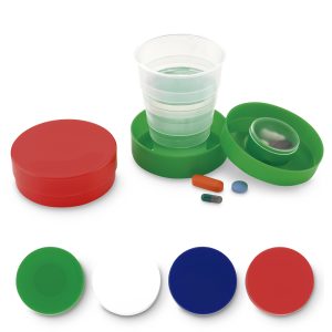 Pastillero vaso 2 en 1